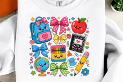 Back to School PNG, Cute School Supplies PNG Product Image 1