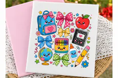 Back to School PNG, Cute School Supplies PNG Product Image 3