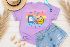 Back to School PNG, Cute School Supplies Sublimation Product Image 3