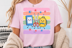 Back to School PNG, Cute School Supplies Sublimation Product Image 4