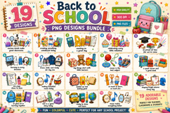 Back to School Png Design Bundle Product Image 1