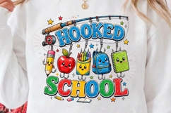 Back to School PNG Hooked On School Cute School Supplies Des Product Image 2