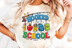 Back to School PNG Hooked On School Cute School Supplies Des Product Image 3