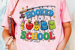 Back to School PNG Hooked On School Cute School Supplies Des Product Image 5