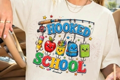 Back to School PNG Hooked On School Cute School Supplies Des Product Image 6