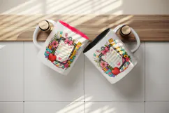 Back to school tumbler, mug wrap, clipart sublimation design Product Image 3