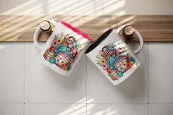 Back to school tumbler, mug wrap, clipart sublimation design Product Image 3