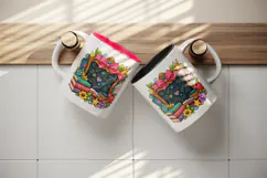 Back to school tumbler, mug wrap, clipart sublimation design Product Image 3
