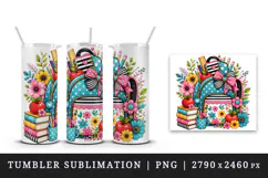 Back to school tumbler, mug wrap, clipart sublimation design Product Image 4