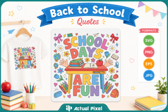 Back to School SVG PNG Product Image 1