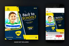 Back to School Social Media Instagram and Facebook Template Product Image 2