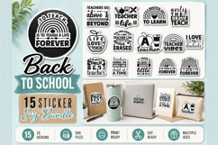 Back to School Sticker SVG Bundle Product Image 1