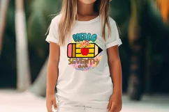hello seventh grade I first day school shirt png I back to school sublimation