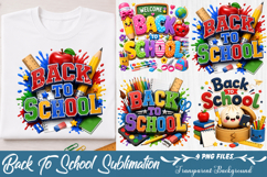 Back To School Sublimation Png Product Image 1