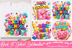 Back To School Sublimation Png Product Image 1