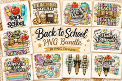 Back to School Sublimation Design Product Image 1