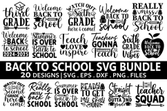 Back to School SVG Bundle - Back to School T-shirt Design Product Image 1