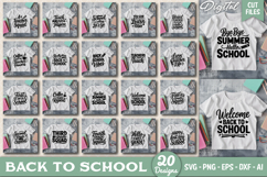 Back to School SVG Bundle | Welcome Back to School SVG Product Image 1