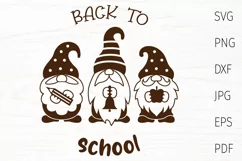 school gnomes svg cut file for shirt