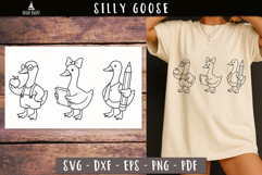 Back to school svg Goose Funny animal designs