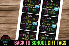 I Am Cereal-sly Excited To Have You -Back to School Tags Product Image 2