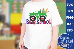 Monster Truck | Back To School Kid's Svg Design Product Image 1