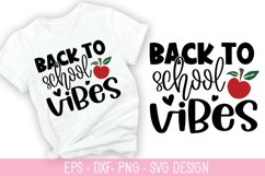 Back to school vibes - Teacher SVG Design Product Image 1