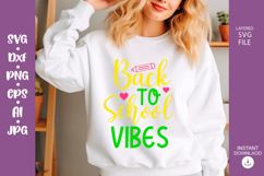 Back to school SVG Design, Back to School svg cut file Product Image 1