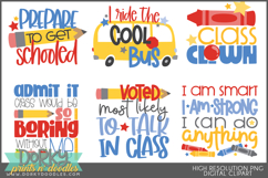 Back to School Animals &amp; Alphabet Clipart Bundle Product Image 11