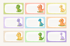Dinosaur School Notebook Labels, Classroom Theme Product Image 2