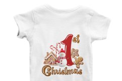 1St Christmas Digital File, Gingerbread House, Snowman Png Product Image 3