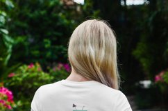 back-view-mockup-of-a-long-haired-woman-wearing-a-t-shirt-with summer sign cut file-sublimation