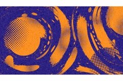 Abstract Sports Background with Brush and Halftone Effect Product Image 3