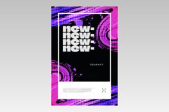 Abstract Art Poster Design with Colorful Brush Texture Product Image 3