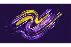 Abstract Grunge Background with Purple and Yellow Brush Product Image 1