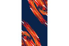 Abstract Background with Brushstrokes and Halftone Style Product Image 3