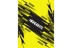 Modern Abstract Grunge Sport Banner or Poster Design Product Image 3