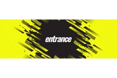 Modern Abstract Grunge Sport Banner or Poster Design Product Image 1