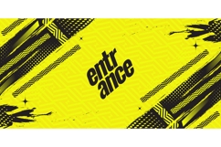 Modern Abstract Grunge Sport Banner or Poster Design Product Image 4
