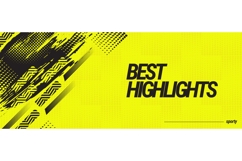 Modern Abstract Grunge Sport Banner or Poster Design Product Image 5