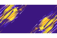 Dynamic Sport Background with Yellow and Purple Brushstrokes Product Image 1