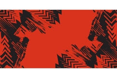 Grunge Sport Background with Black and Red Brush Strokes Product Image 2