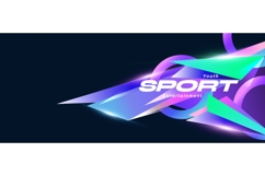Modern and Abstract Sport Background with Geometric Shapes Product Image 1