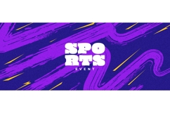 Creative and Vibrant Sport Banner Design Product Image 1