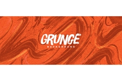 Abstract Grunge Background with Orange Brush Texture Product Image 1