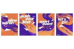 Dynamic Sport Event Poster Template Collection Product Image 1