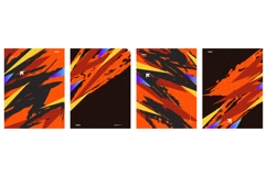 Dynamic Grunge Sport Poster Background Product Image 1