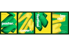 Trendy Abstract and Minimalist Poster Set Product Image 1