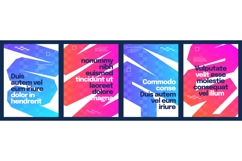 Simple Template with Geometric Shapes in Colorful Gradient Product Image 1