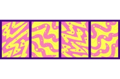 Abstract Poster Set with Pop Art Grunge Style Product Image 1